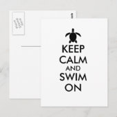 ホヌ保シータートル ポストカード (正面/裏面)