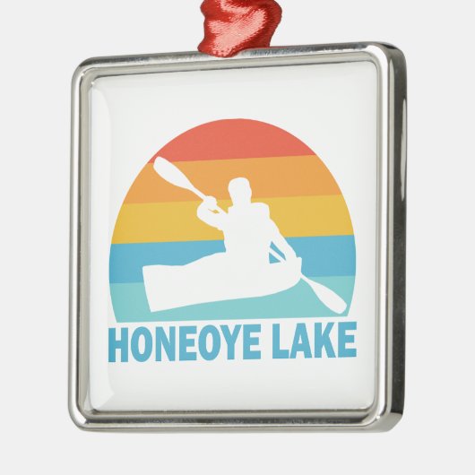 ホネイキレイクニューヨークカヤック メタルオーナメント (左)