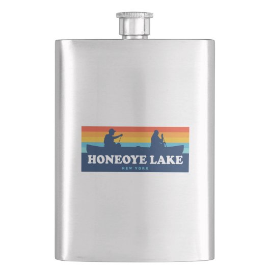 ホネオヤレイクニューヨークカヌー フラスク (正面)