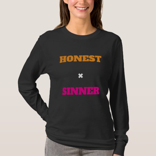 ホネスト&シナーTシャツ Tシャツ (正面)