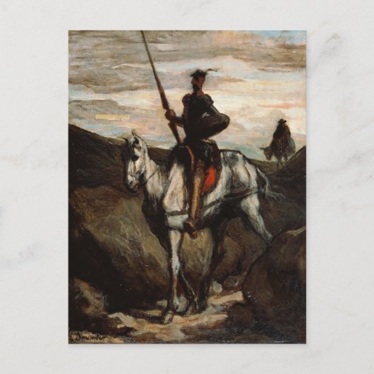 ホノアダウミエ – Don Quixote in the Mountains ポストカード (正面)