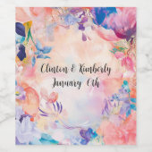 ホノラ エレガント カスタマイズ ワインラベル (シングルラベル)