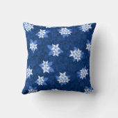 ホノルアプルメリアハワイアントロピカルプリント クッション (裏面)