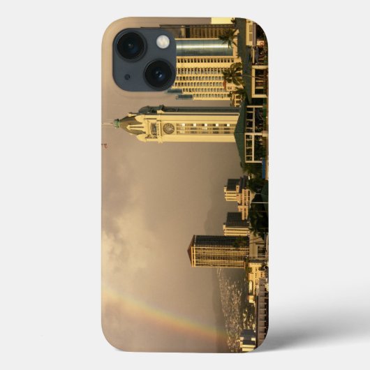 ホノルルに架かる虹 ハワイ州 アメリカ 2 Case-Mate iPhoneケース (裏面)
