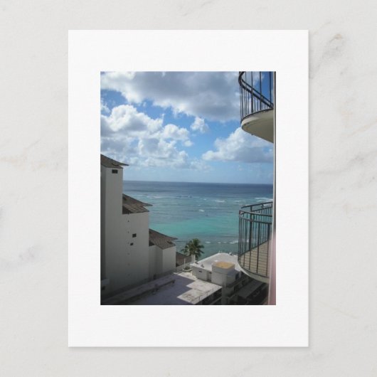 ホノルルの眺め ポストカード (正面)