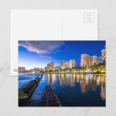 ホノルルオアフハワイ ポストカード (正面/裏面)