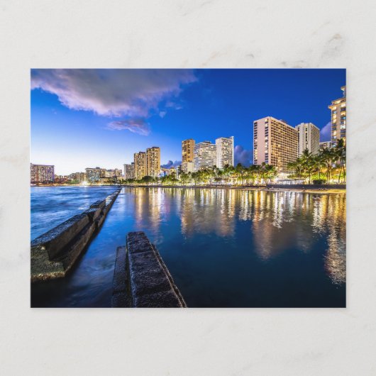 ホノルルオアフハワイ ポストカード (正面)