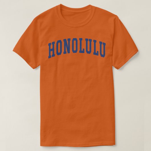 ホノルルカレッジスタイルTシャツ Tシャツ (デザイン正面)