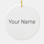 ホノルルシティハワイ統一された州ヴィンテージUSA セラミックオーナメント (裏面)