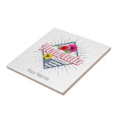 ホノルルシティハワイ統一された州ヴィンテージUSA タイル (側面)