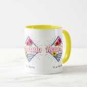 ホノルルシティハワイ統一された州ヴィンテージUSA マグカップ (正面右)