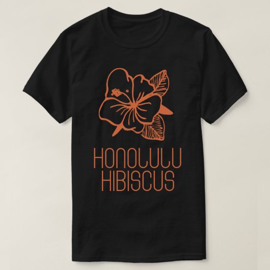 ホノルルハイビスカスTシャツ Tシャツ (デザイン正面)