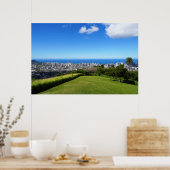 ホノルルハワイの風景写真ポスター ポスター (キッチン)