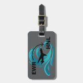 ホノルルハワイへの旅行 ラゲッジタグ (正面縦)