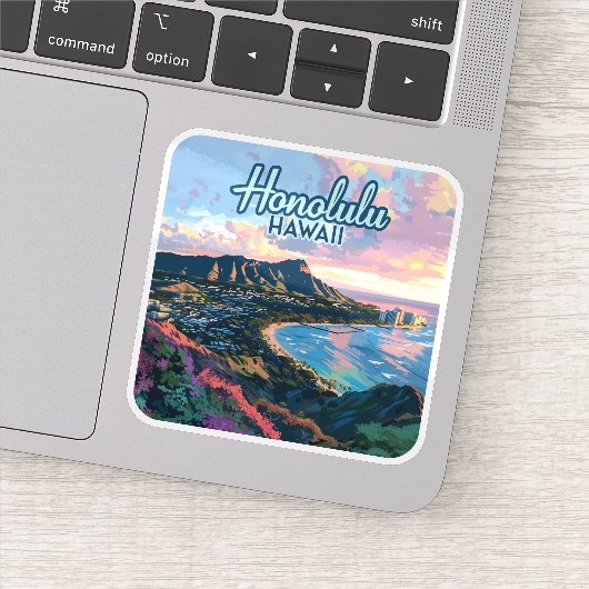 ホノルルハワイオアフワイキキビーチダイヤモンドヘッド シール (詳細)