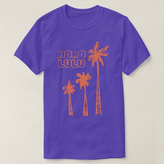 ホノルルハワイパームズTシャツ Tシャツ (デザイン正面)