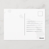 ホノルルハワイヴィンテージレトロパームツリーズ60s ポストカード (裏面)