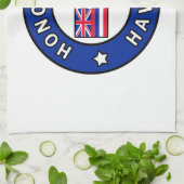 ホノルルハワイ キッチンタオル (折り畳み)