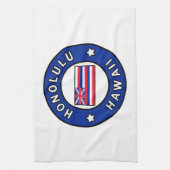 ホノルルハワイ キッチンタオル (縦)