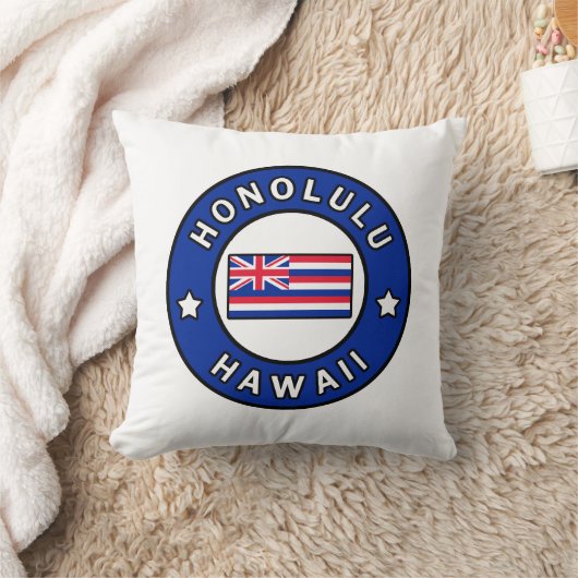 ホノルルハワイ クッション (ブランケット)