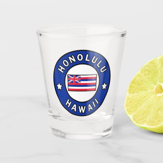 ホノルルハワイ ショットグラス (正面)
