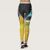 ホノルルハワイ、ジャーマン・シェパード(ペットネームを加えて下さい) レギンス (裏面)