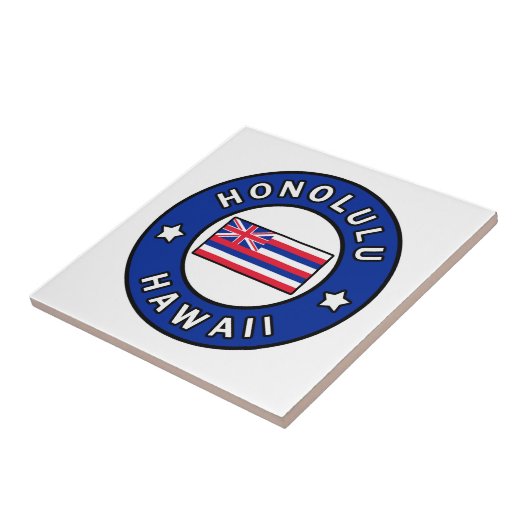 ホノルルハワイ タイル (側面)