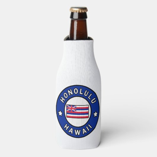 ホノルルハワイ ボトルクーラー (ボトル正面)