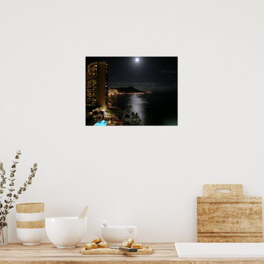 ホノルルハワイ ポスター (キッチン)