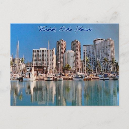 ホノルルハワイ ポストカード (正面)