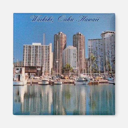 ホノルルハワイ マグネット (正面)