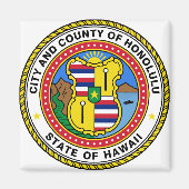 ホノルルハワイ マグネット (正面)