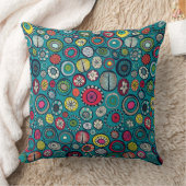 ホノルルバスケブルー クッション (ブランケット)