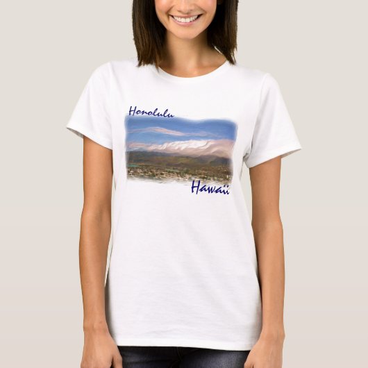 ホノルルレディースシャツ Tシャツ (正面)