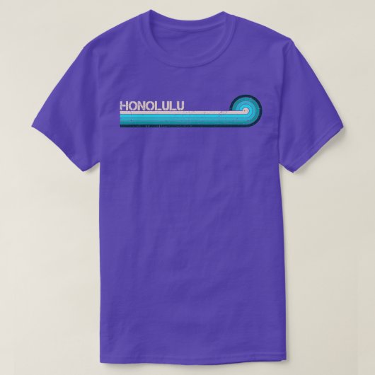 ホノルルレトロストライプズTシャツ Tシャツ (デザイン正面)