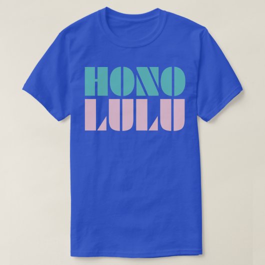 ホノルルレトロTシャツ Tシャツ (デザイン正面)