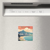 ホノルルワイキキビーチハワイパノラマビュービーチ マグネット (インサイチュ (食洗機))