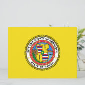 ホノルル国旗（ハワイ） カード (スタンド正面)