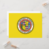 ホノルル国旗（ハワイ） カード (正面/裏面インサイチュ)