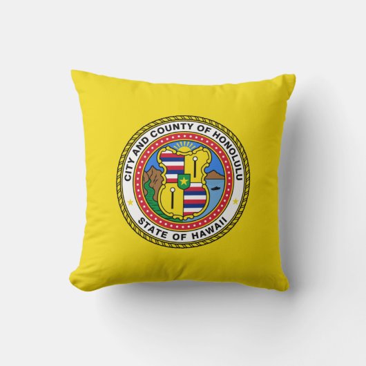 ホノルル国旗(ハワイ) クッション (正面)