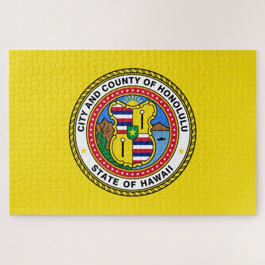 ホノルル国旗(ハワイ) ジグソーパズル (横)