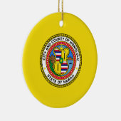 ホノルル国旗（ハワイ） セラミックオーナメント (右)