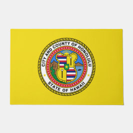 ホノルル国旗（ハワイ） ドアマット