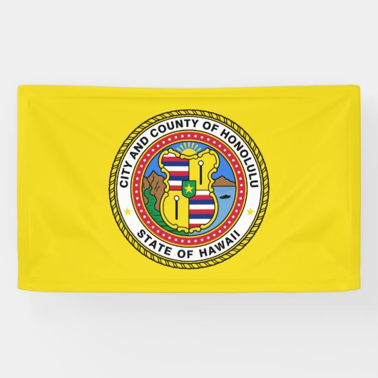 ホノルル国旗（ハワイ） 横断幕 (横)