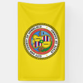 ホノルル国旗（ハワイ） 横断幕 (縦)