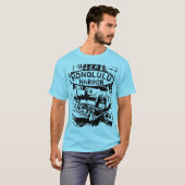 ホノルル港の魚 Tシャツ (正面フル)