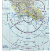 ホノルル空港断面図 シャワーカーテン (正面)