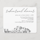 ホノルル結婚のリハエレガントーサルディナー エンクロージャーカード (正面)