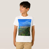 ホノルル、ハワイのスカイライン#1 Tシャツ (正面フル)