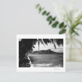 ホノルル，ハワイ – ダイヤモンドヘッドの表示 ポストカード (スタンド正面)